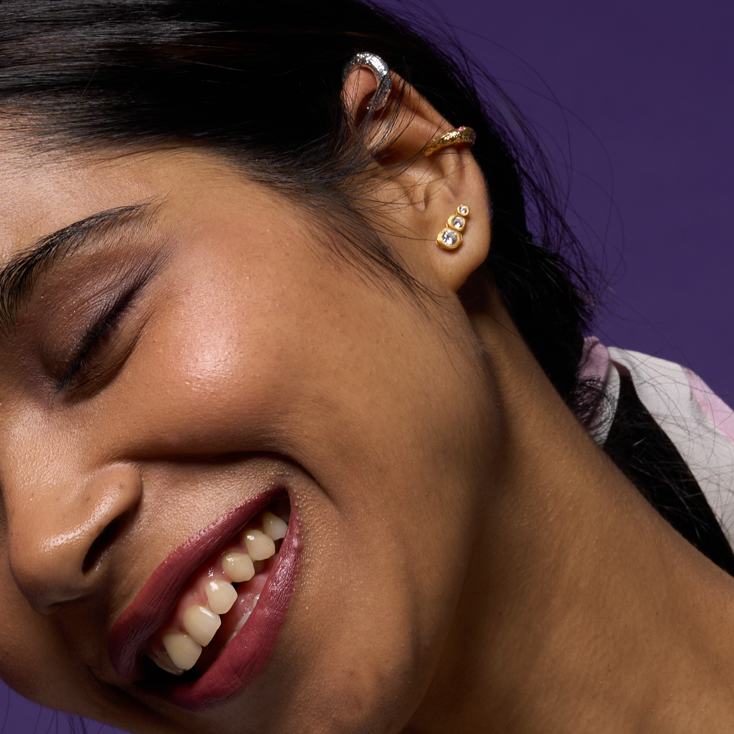 Frenzied Bloom Ear Climber