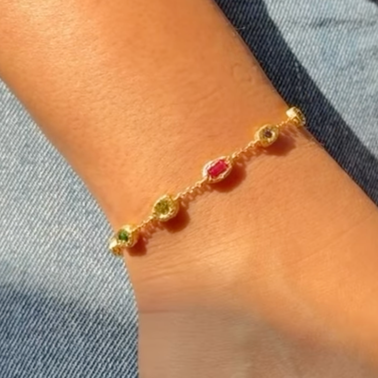 Gem Line Bracelet