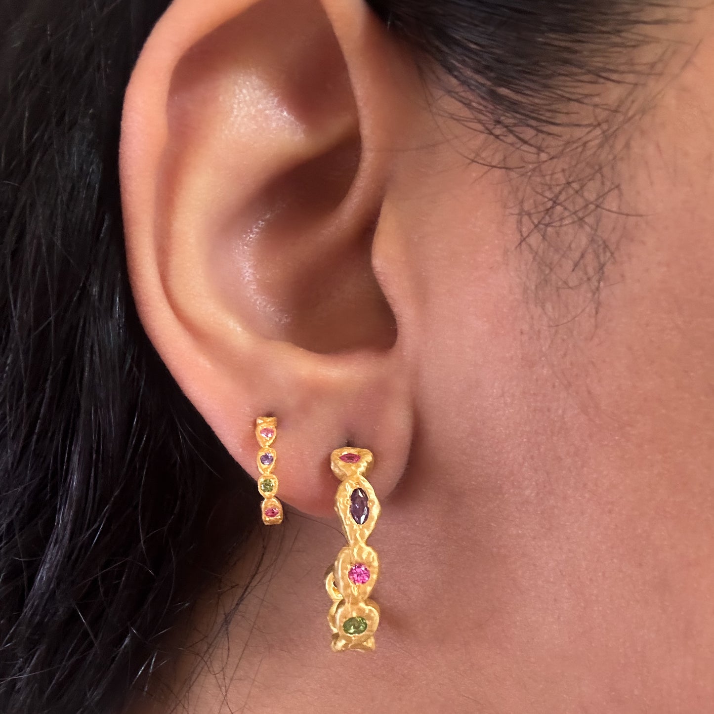 Petite Gemline Hoop 13mm